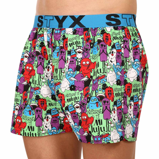 Boxers para homem Styx arte desportiva monstros de borracha (B1555)