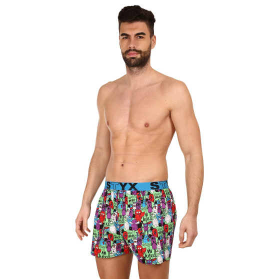 Boxers para homem Styx arte desportiva monstros de borracha (B1555)