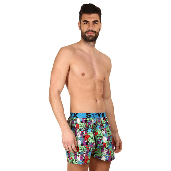 Boxers para homem Styx arte desportiva monstros de borracha (B1555)