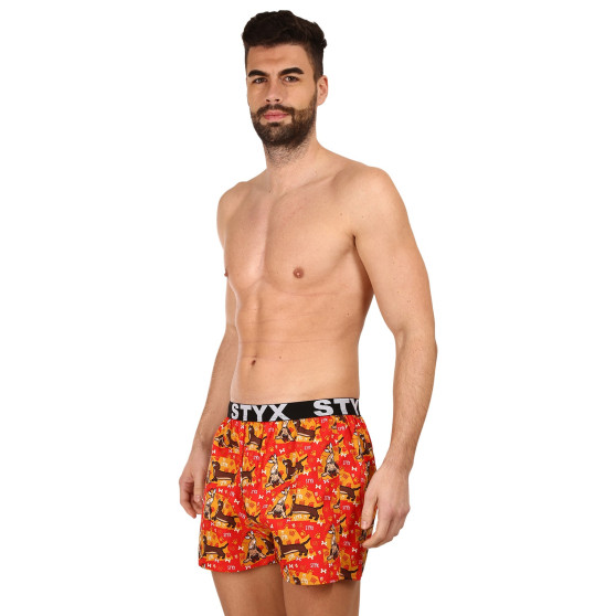 Boxers para homem Styx arte desportiva cães de borracha (B1554)