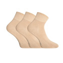 3PACK meias Gino bambu beige (82004)