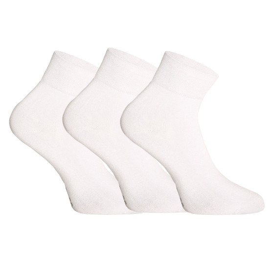 3PACK meias Gino bambu branco (82004)