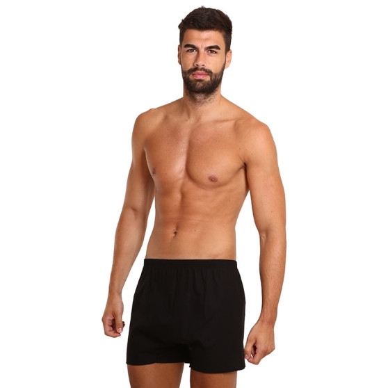 3PACK Boxers para homem Nedeto preto (3NDTT001)