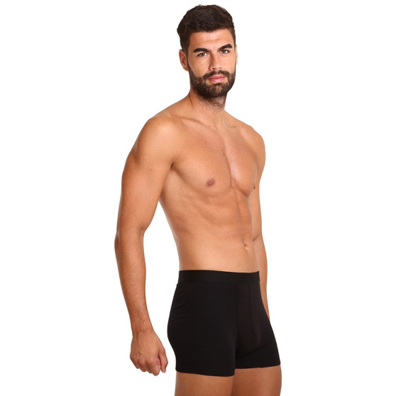 3PACK Boxers para homem Nedeto preto (3NDTB001)