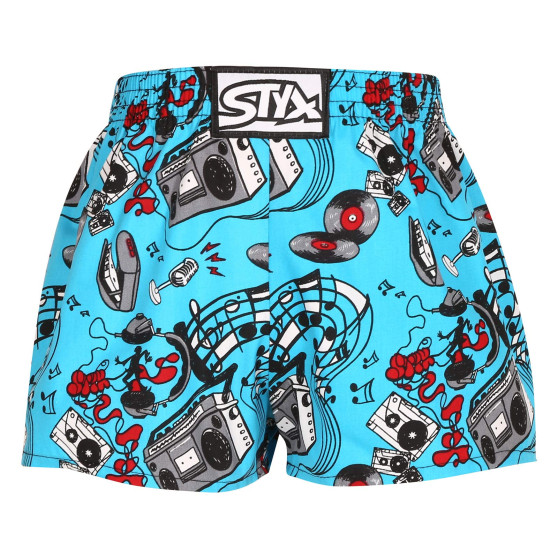 Boxers para crianças Styx arte clássica borracha music (J1558)