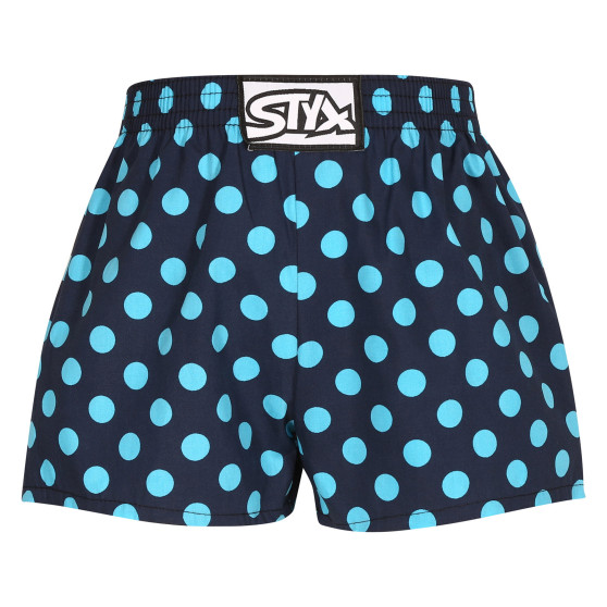 Boxers para crianças Styx art classical borracha polka dots (J1651)