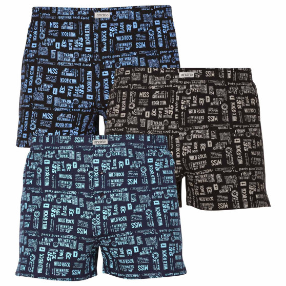 3PACK Boxers para homem Andrie multicolorido (PS 5723)