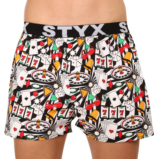 5PACK Boxers para homem Styx arte esportes borracha multicolorido (5B1126913)