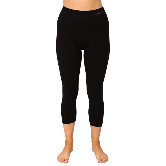 Leggings para mulher Gina bambu preto (95032)