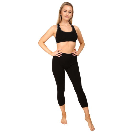 Leggings para mulher Gina bambu preto (95032)