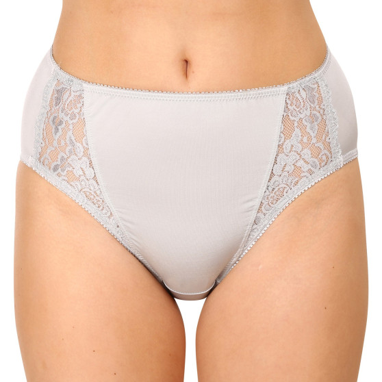 Cuecas para mulher Gina cinzento com renda (10120)