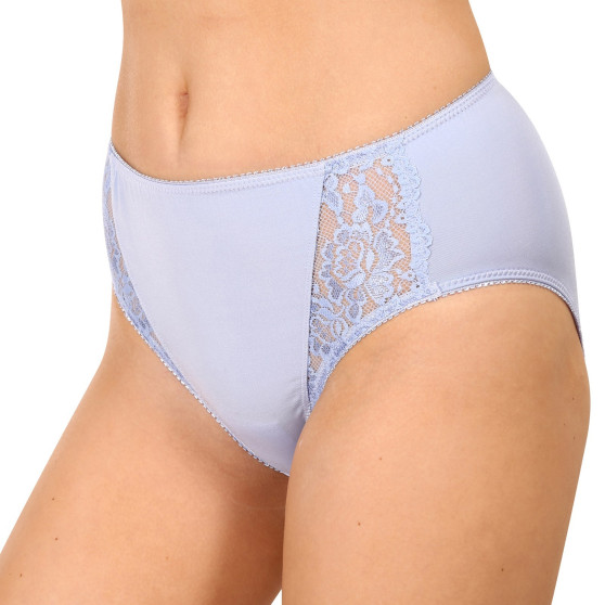 Cuecas para mulher Gina azul com renda (10120)