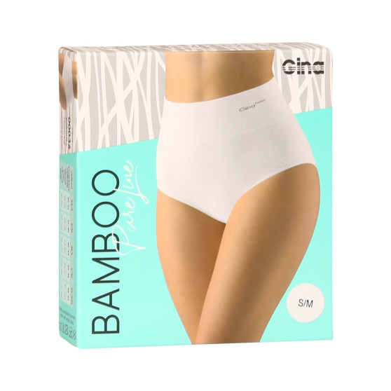 Cuecas com cordão para mulher Gina bambu branco (00036)