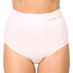 Cuecas com cordão para mulher Gina bambu branco (00040)