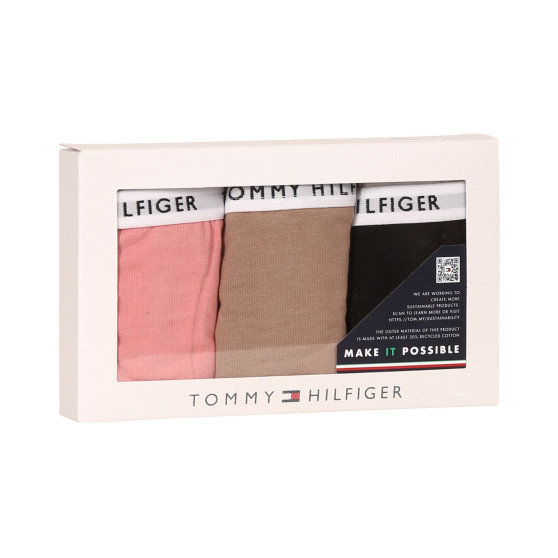 3PACK Tanga para mulher Tommy Hilfiger multicolorido (UW0UW02829 0R1)