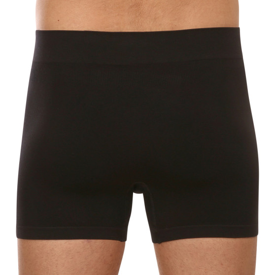 Boxers para homem Gino bambu sem costuras preto (54004)