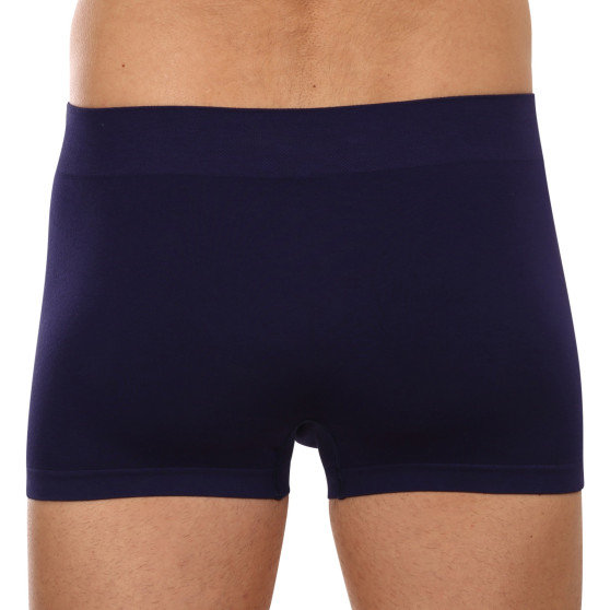 Boxers para homem Gino bambu sem costuras azul (53004)