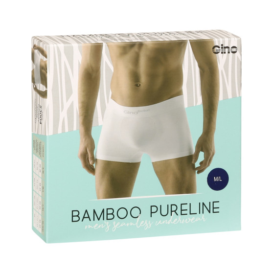 Boxers para homem Gino bambu sem costuras azul (53004)