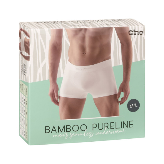 Boxers para homem Gino bambu sem costuras cinzento (53004)