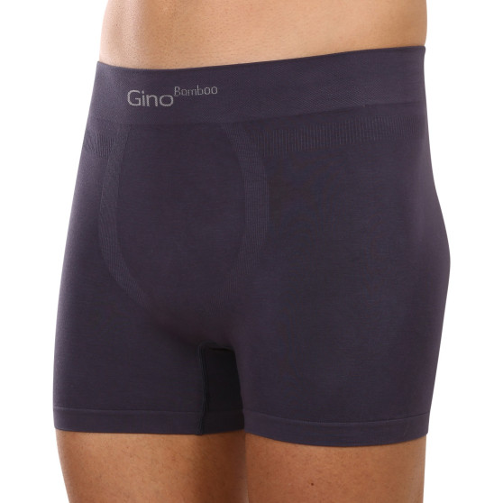 Boxers para homem Gino bambu sem costuras cinzento (54004)