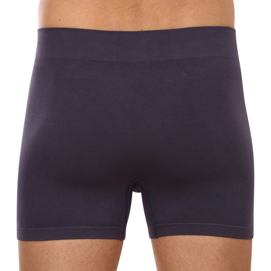 Boxers para homem Gino bambu sem costuras cinzento (54004)