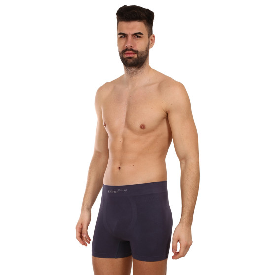 Boxers para homem Gino bambu sem costuras cinzento (54004)