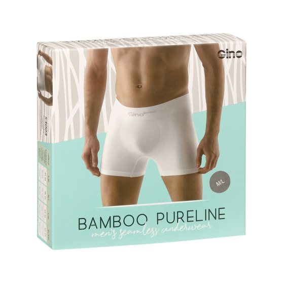 Boxers para homem Gino bambu sem costuras cinzento (54004)