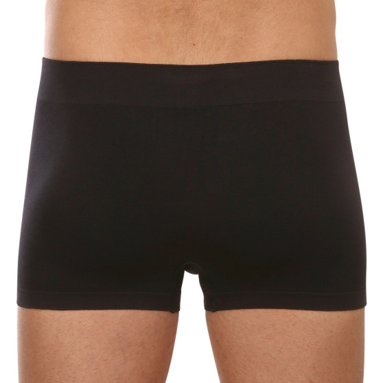 Boxers para homem Gino bambu sem costuras preto (53004)