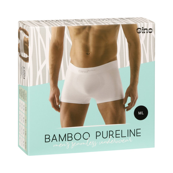 Boxers para homem Gino bambu sem costuras preto (53004)