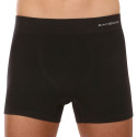 Boxers para homem Gino bambu sem costuras preto (54005)