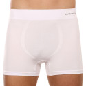 Boxers para homem Gino bambu sem costuras branco (54005)