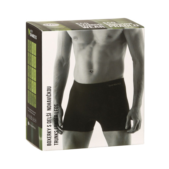 Boxers para homem Gino bambu sem costuras branco (54005)