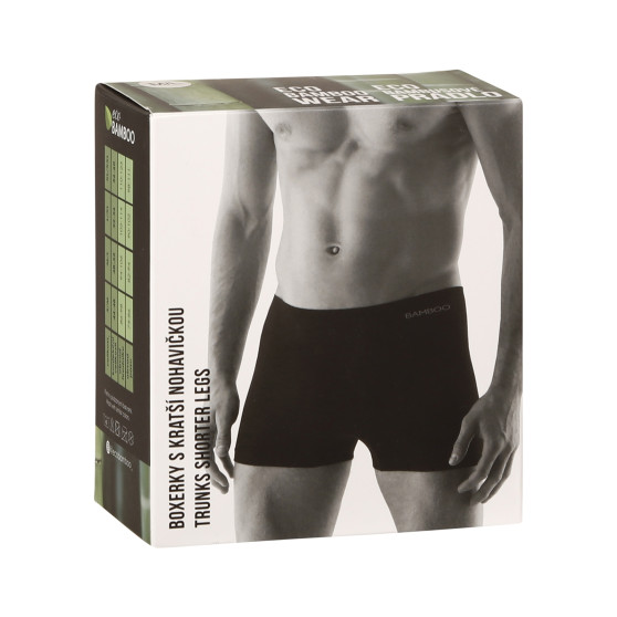 Boxers para homem Gino bambu sem costuras branco (53005)