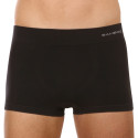 Boxers para homem Gino bambu sem costuras preto (53005)