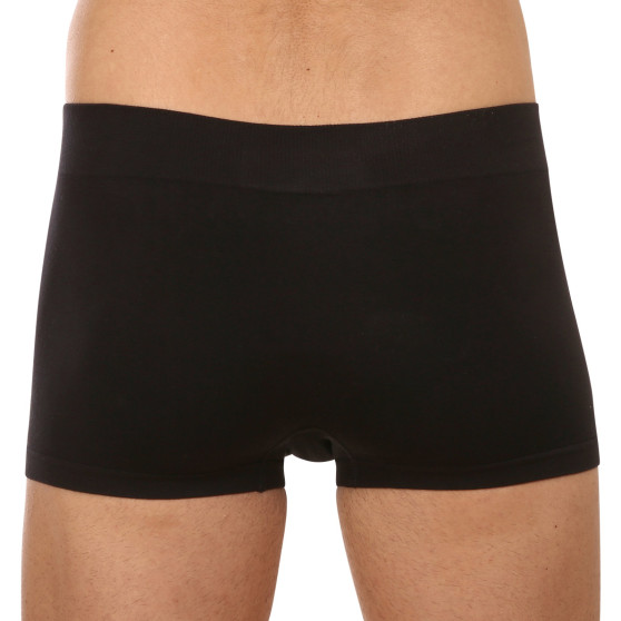 Boxers para homem Gino bambu sem costuras preto (53005)