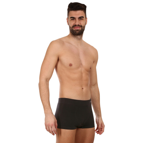 Boxers para homem Gino bambu sem costuras preto (53005)