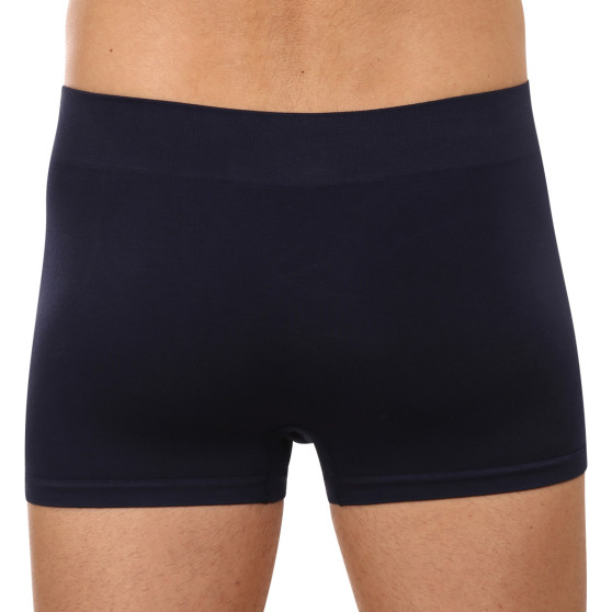 Boxers para homem Gino bambu sem costuras azul (53005)