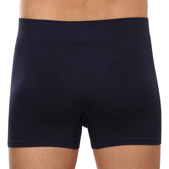 Boxers para homem Gino bambu sem costuras azul (54005)