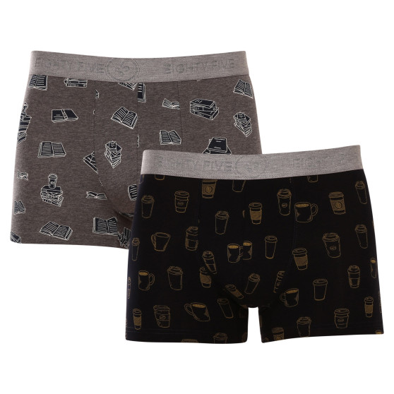 2PACK Boxers para homem John Frank multicolorido (JF2BEF24)