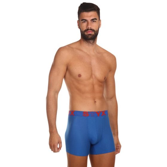 3PACK Boxers para homem Styx longo desportivo elástico multi-colorido (3U96789)