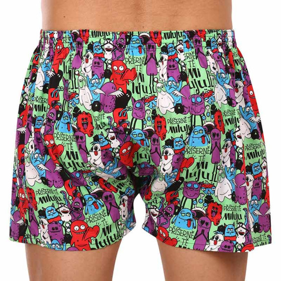 3PACK Boxers para homem Styx arte clássica borracha multicolorido (3A14895)