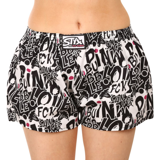 Boxers para mulher Styx art borracha clássica Pink Bubble (K1059)