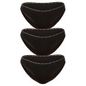 3PACK cuecas para mulher Tommy Hilfiger preto (UW0UW02825 0R7)