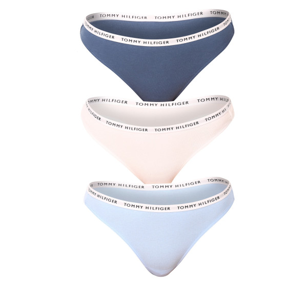 3PACK Tanga para mulher Tommy Hilfiger multicolorido (UW0UW02829 0Y2)