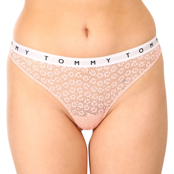 3PACK Tanga para mulher Tommy Hilfiger multicolorido (UW0UW02524 0TX)