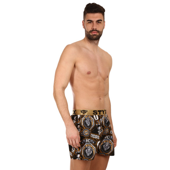 Boxers para homem Styx art / KTV sports borracha - borracha dourada (BTZ1655)