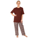 Pijama para mulher Calvin Klein castanho (QS6976E-CD1)