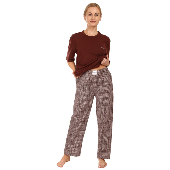 Pijama para mulher Calvin Klein castanho (QS6976E-CD1)