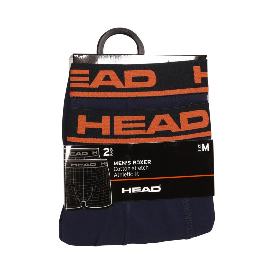 2PACK Boxers para homem HEAD azul (701202741 010)