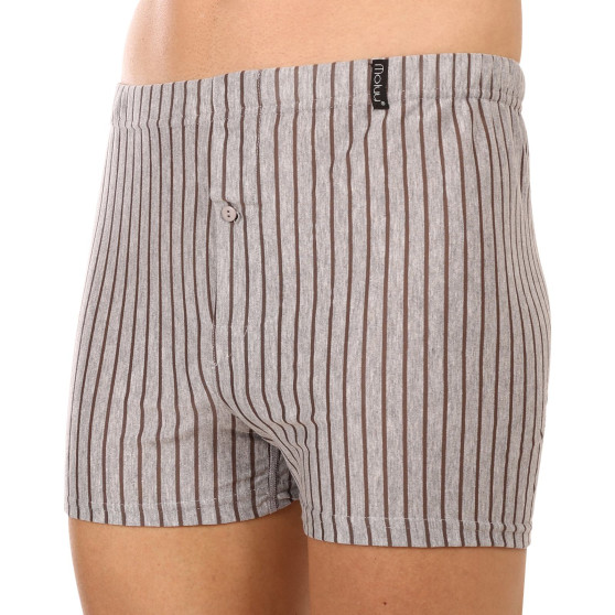 Boxers para homem Molvy cinzento (MP-1057-BBU)